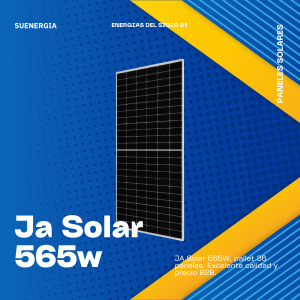 panel solar JA Solar 565W | SUENERGIA